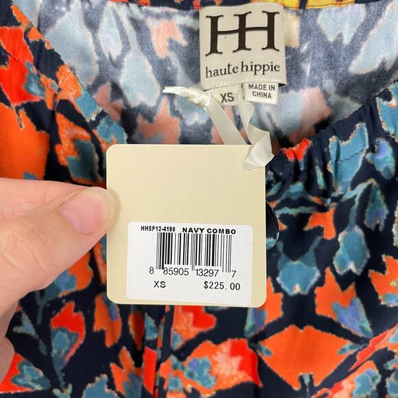 Haute Hippie | NWT Multi Color Silk Dressy Going Out Mini Shorts with POCKETS - Picture 10 of 12